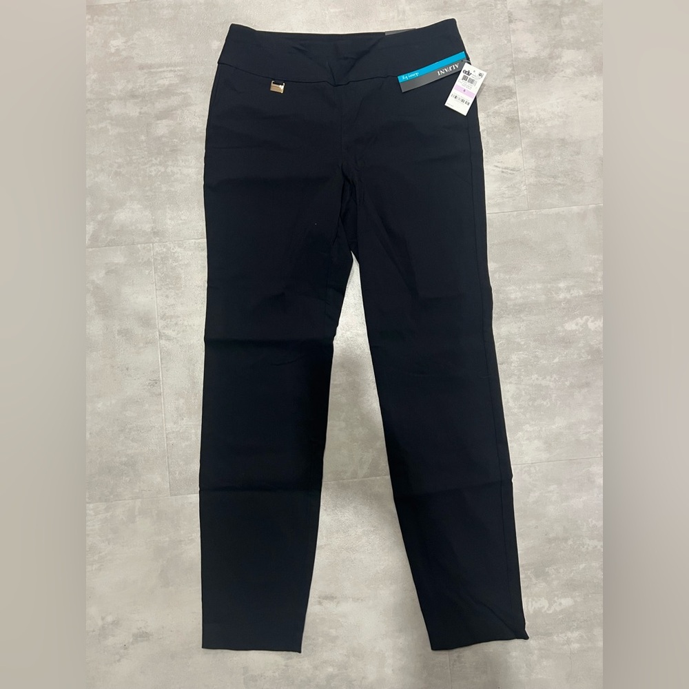 NWT Alfani Skinny Leg Tummy Control Pants Black